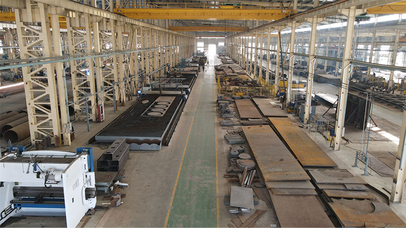 下料、鉚焊車間